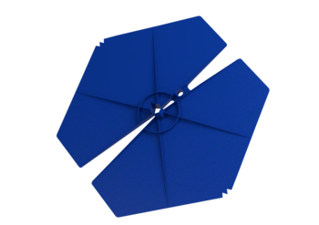 Klemmscheibe Iso-Clip blau (250 Stück)