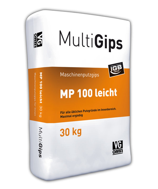 MultiGips MP 100 leicht 30kg Maschinenputzgips für Innen