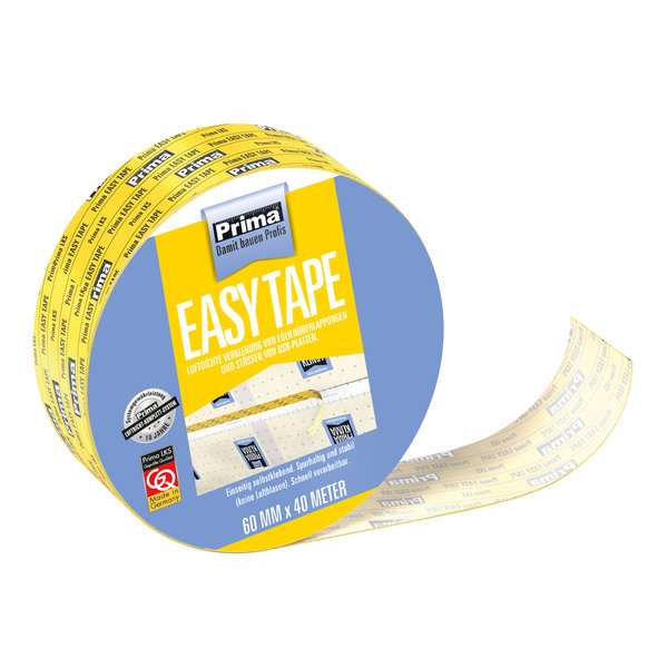Prima Easy Tape gelb 60mm 40m für Überlappungen